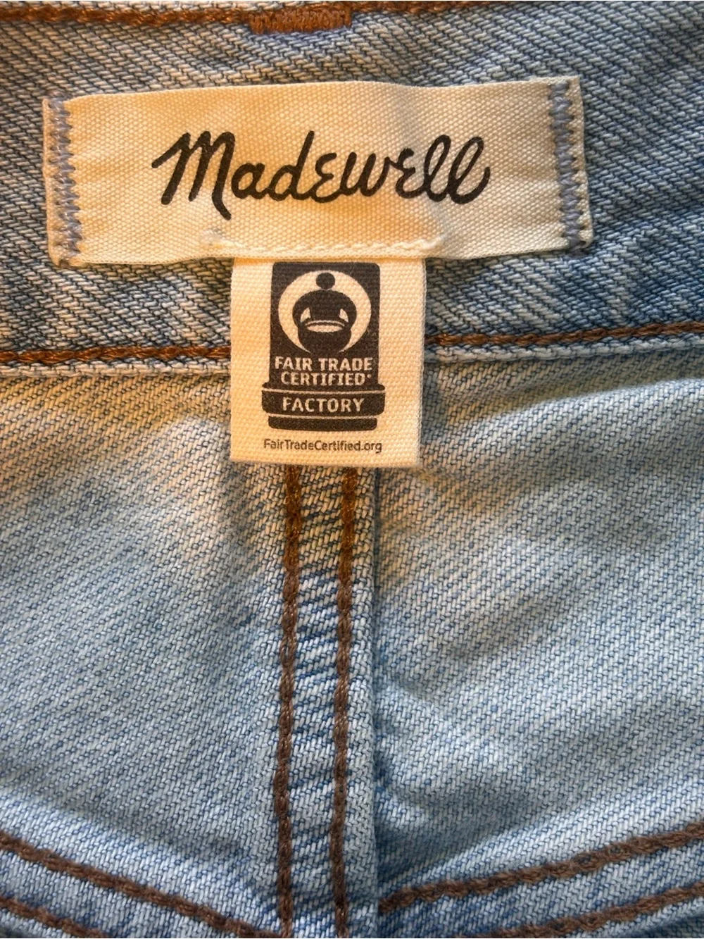 Madewell Superwide-Leg Jeans in Cather Wash Button-Front Edition Women’s Size 25 - Picture 6 of 15